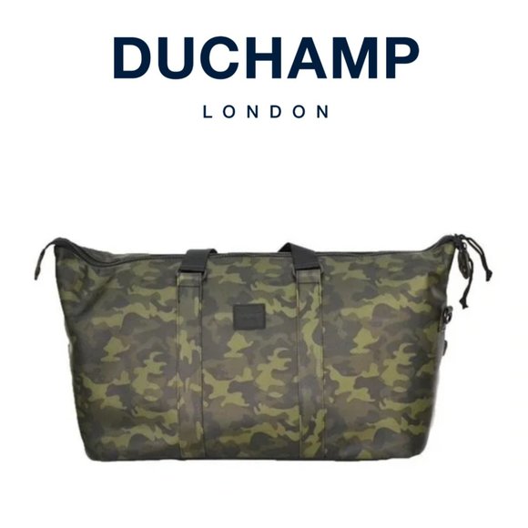 Duchamp Bags Duchamp London Rubberized Camo Tote Duffle Bag Poshmark